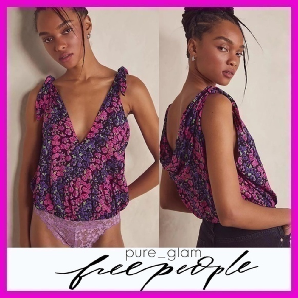 Free People bodysuit Floral